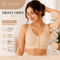 Veloura Front Open Comfort Bra – Skin Beige | Everyday Bra