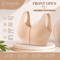 Veloura Front Open Comfort Bra – Skin Beige | Everyday Bra