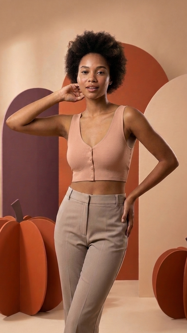 VELOURA Front Open Bra – Peach Nude (38B/40B)