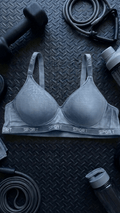 VELOURA ComfortFit Sports Bra – Light Blue (34B/36B) - VELOURA