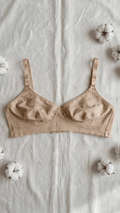 VELOURA Cotton Full Coverage Bra – Beige (40B/42B) - VELOURA