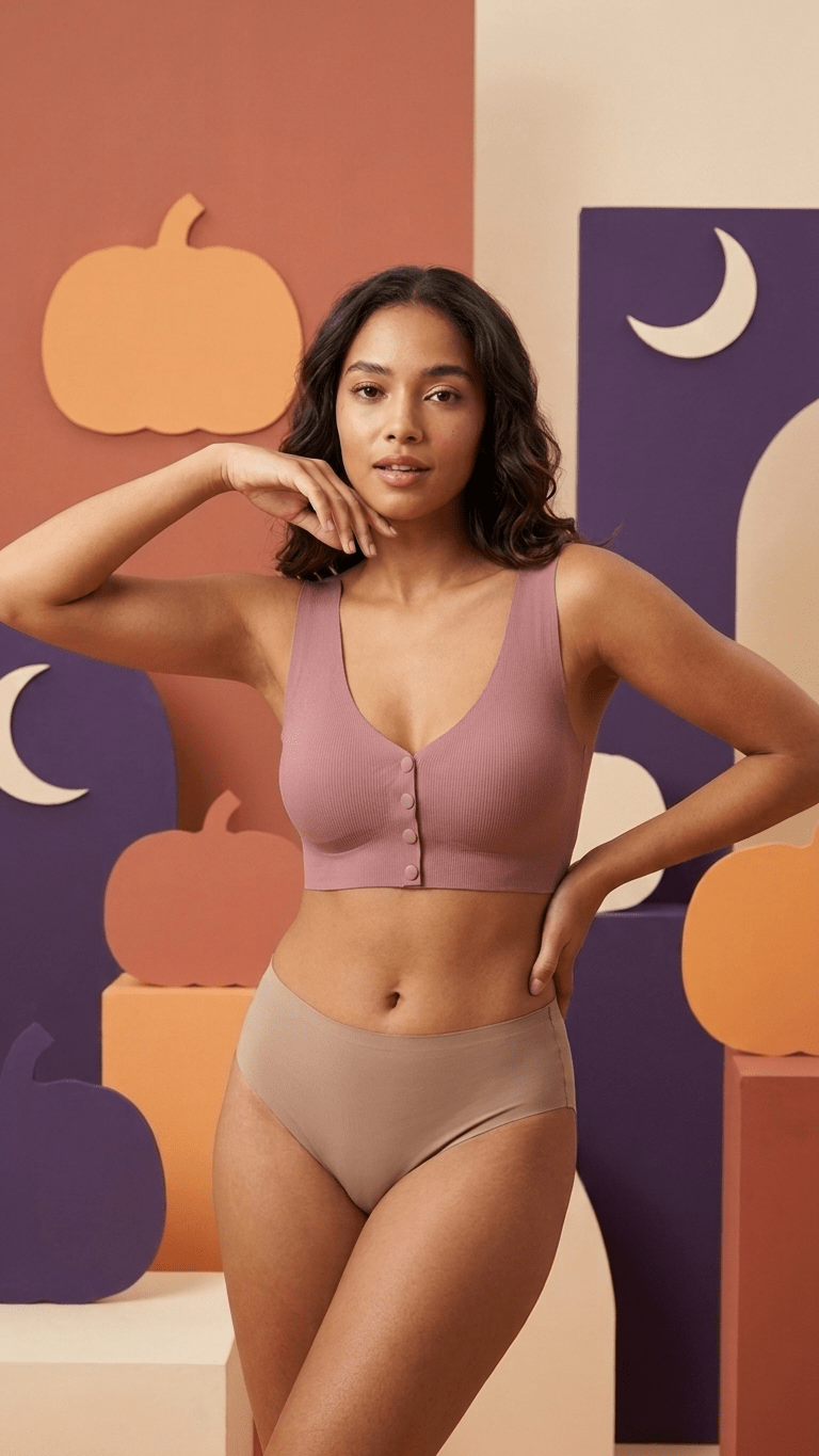 VELOURA Front Open Bra – Dusty Pink (38B/40B) - VELOURA