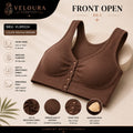 Veloura Front Open Comfort Bra – Mocha Brown |Everyday Bra - VELOURA