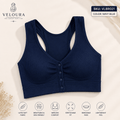 Veloura Front Open Cross Back Bra – Comfort, Elegance & Confidence | Padded Bra - VELOURA