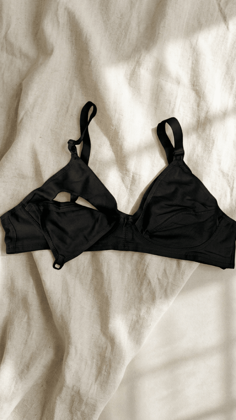 VELOURA Maternity Nursing Bra – Black (40B) - VELOURA