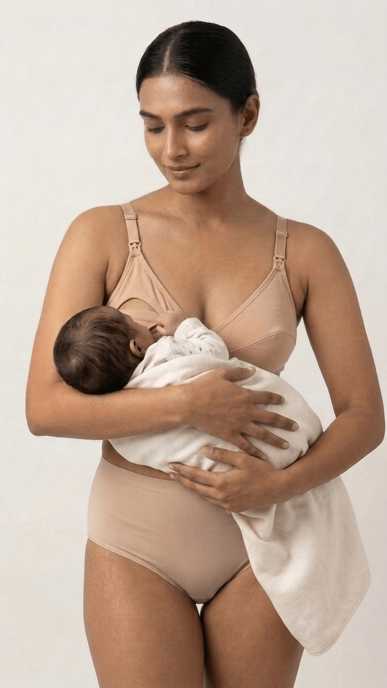 VELOURA Maternity Nursing Bra – Skin (42B) - VELOURA
