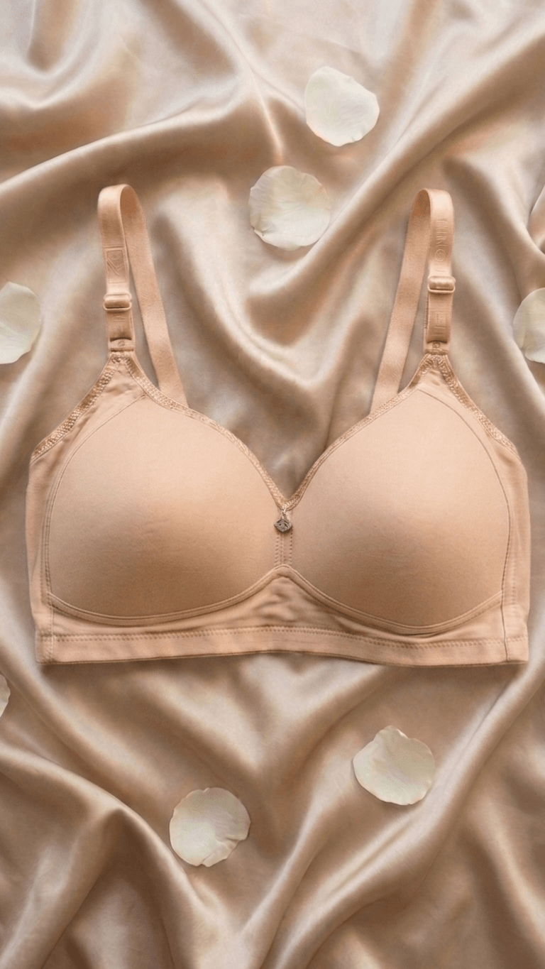 VELOURA Seamless Full Coverage Bra – skin (42D/52D) - VELOURA