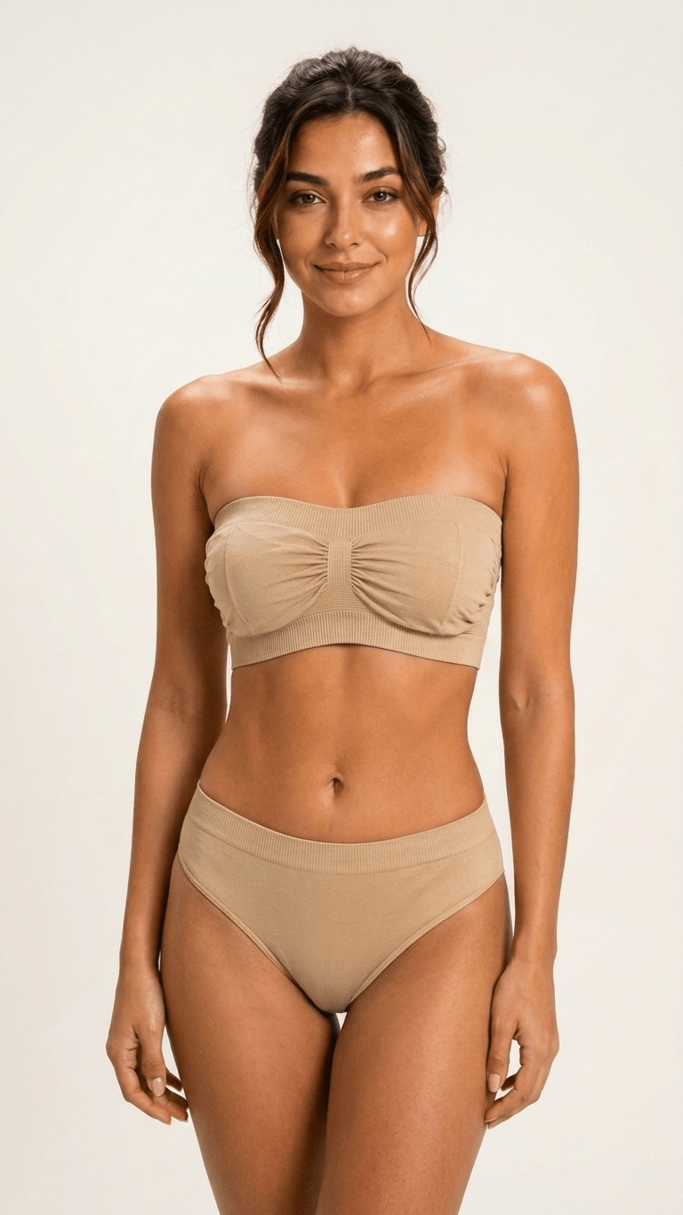 VELOURA Seamless Strapless Bra – Skin Beige (Free Size) - VELOURA